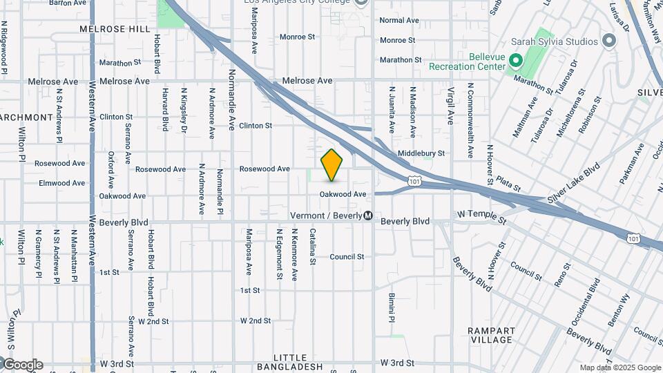 4029 Oakwood Ave Mapa y Detalles de la Ubicación