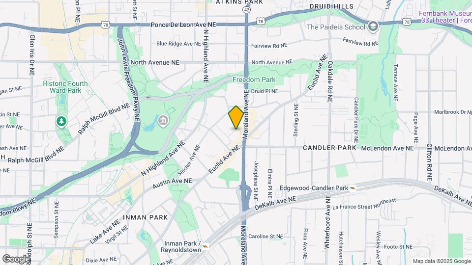 446 Seminole Ave NE Map and Location Details