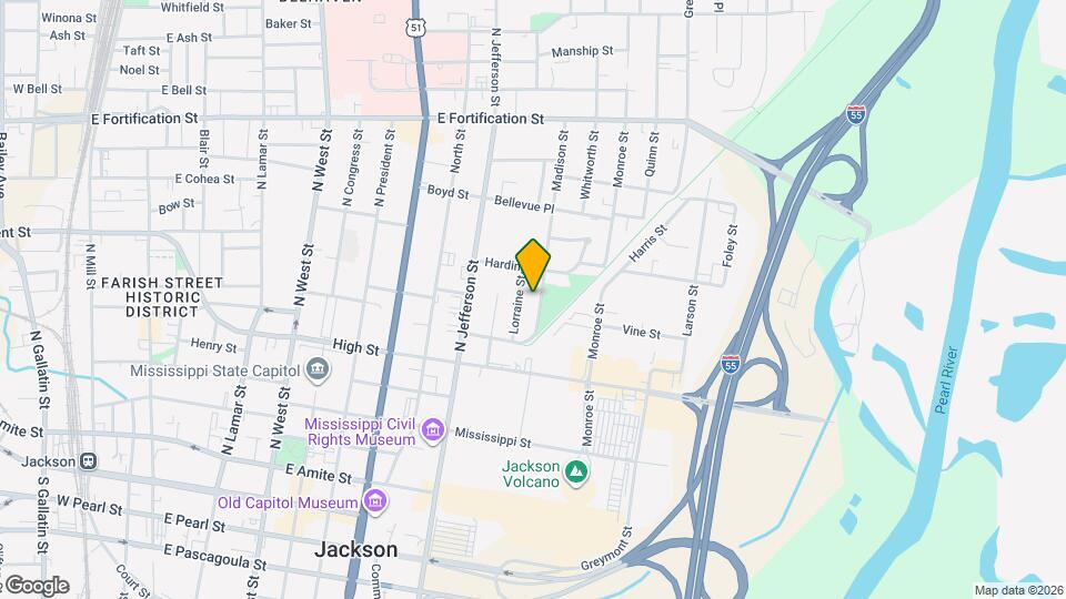 731 Madison St Map and Location Details