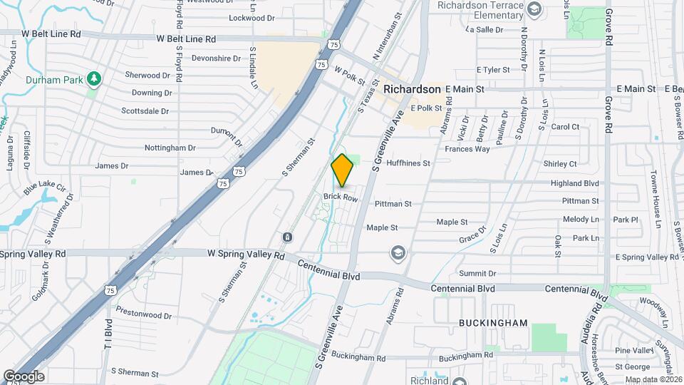 201 Brick Row Map and Location Details