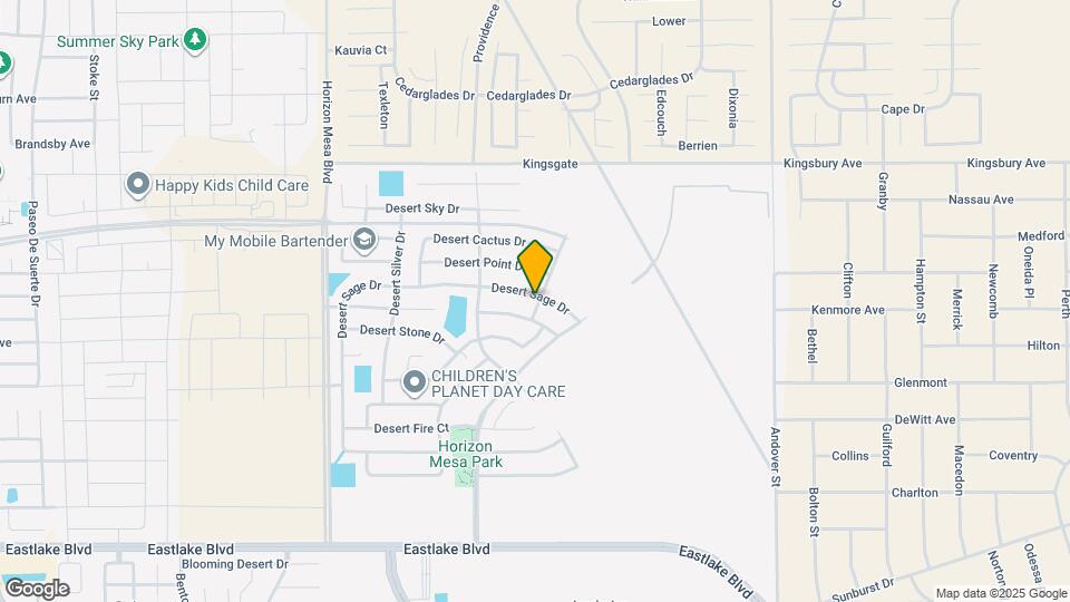 14444 Desert Sage Dr Map and Location Details