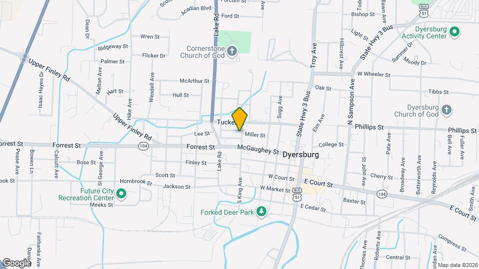 329 N King Ave Map and Location Details