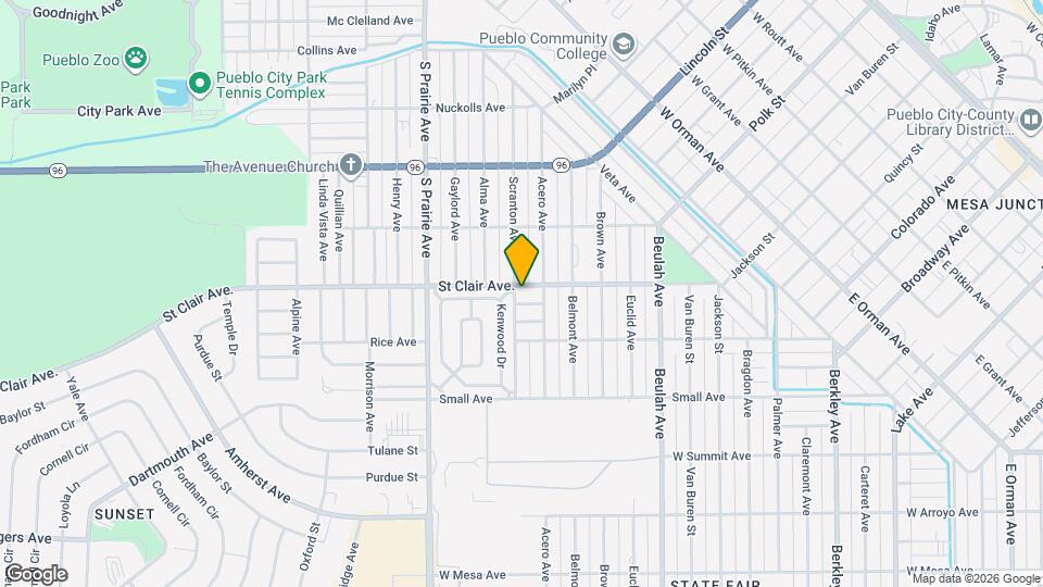 2410 St Clair Ave. Map and Location Details