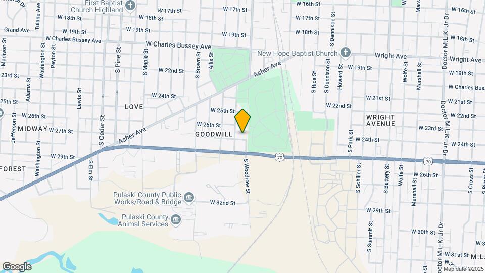 2904 W 27th St Map and Location Details
