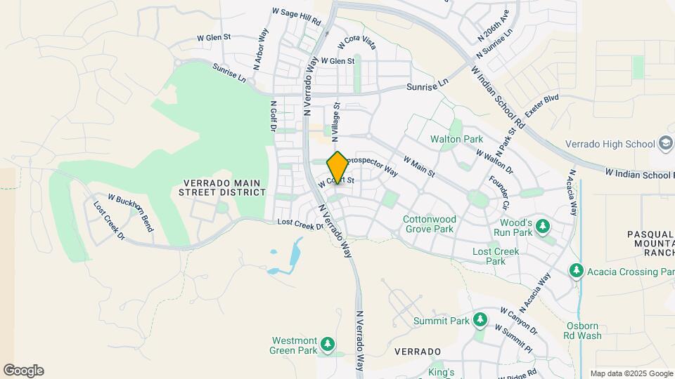 21004 W Edith Way Map and Location Details