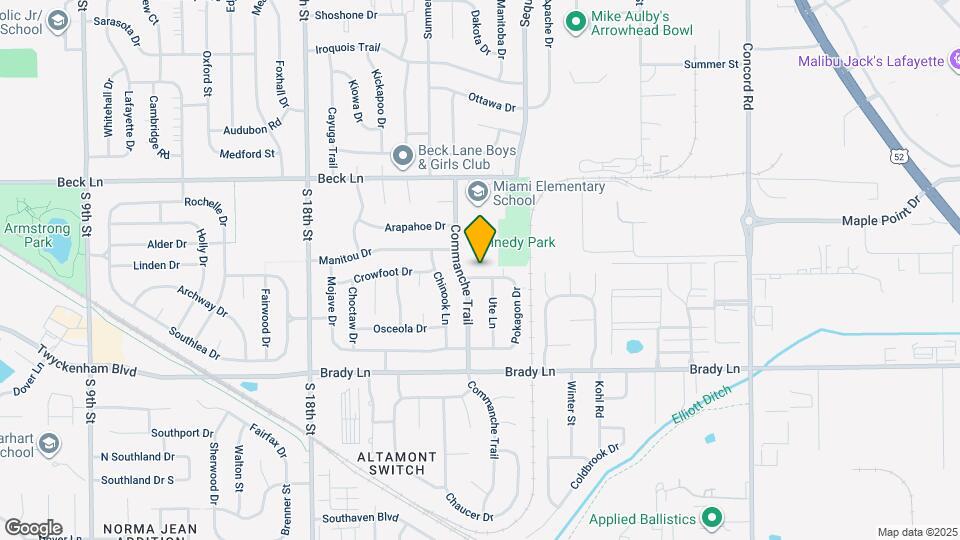 2412 Yuma Dr Mapa y Detalles de la Ubicación