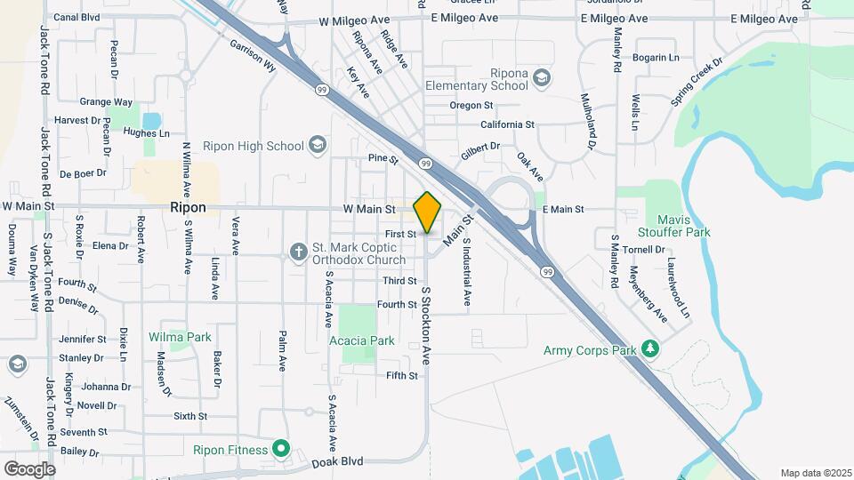 211 S Stockton Ave Map and Location Details