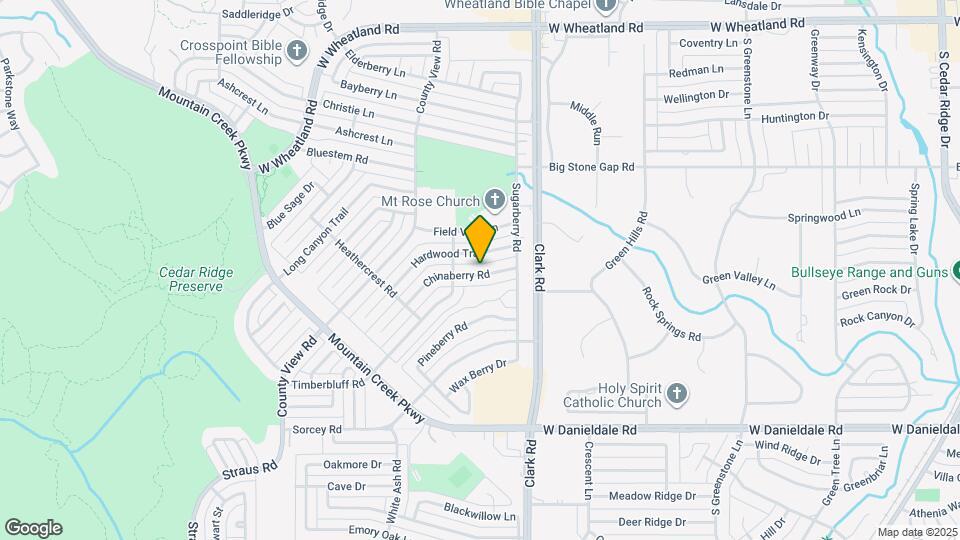 7117 Chinaberry Rd Map and Location Details