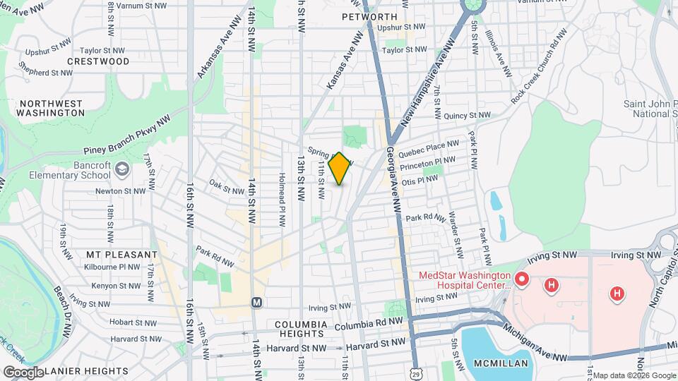 3542 10th St NW Map and Location Details