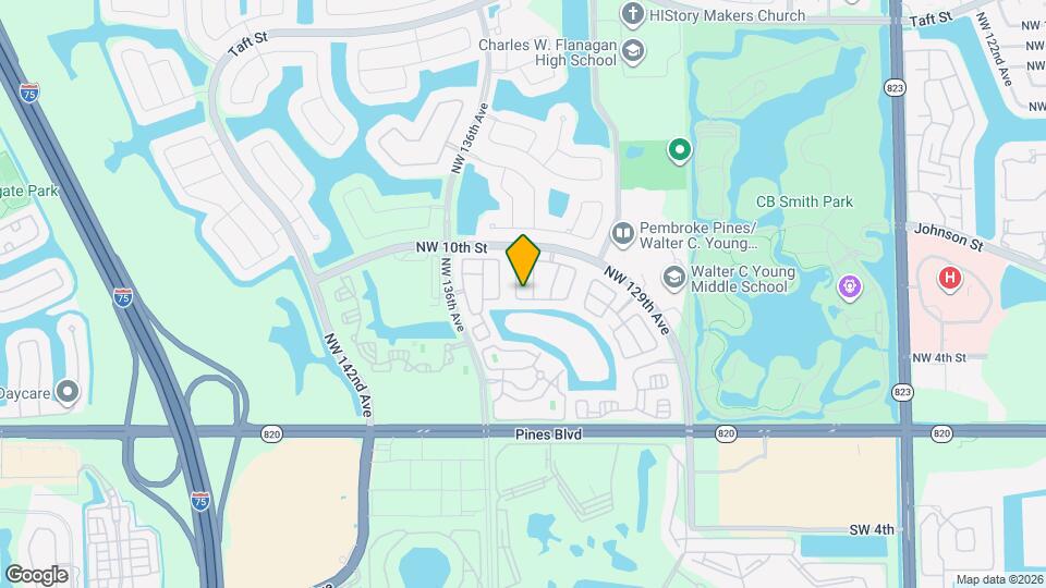 13243 NW 8th St Map and Location Details