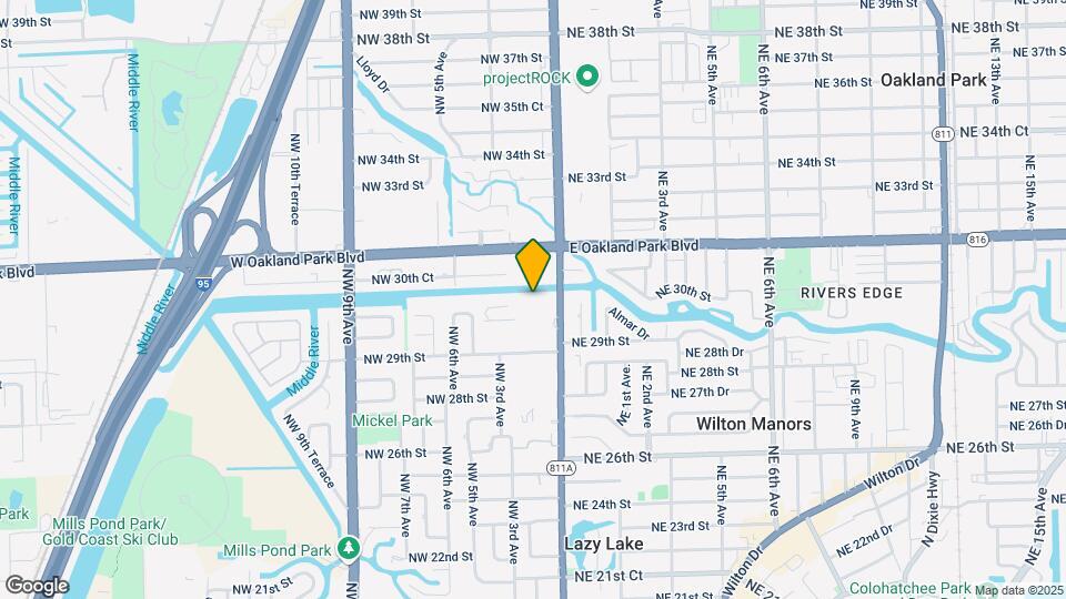 3009 N Andrews Ave Map and Location Details