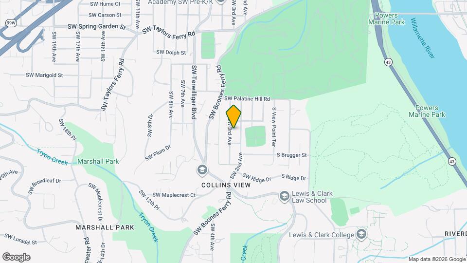 9400 SW 3rd Ave Map and Location Details