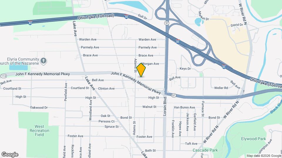 316 Bell Ave Map and Location Details