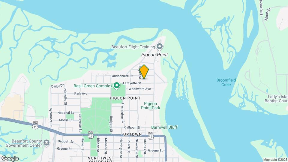 919 Lafayette St Map and Location Details