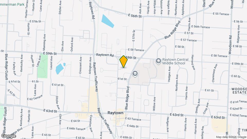 5941 Raytown Rd Map and Location Details