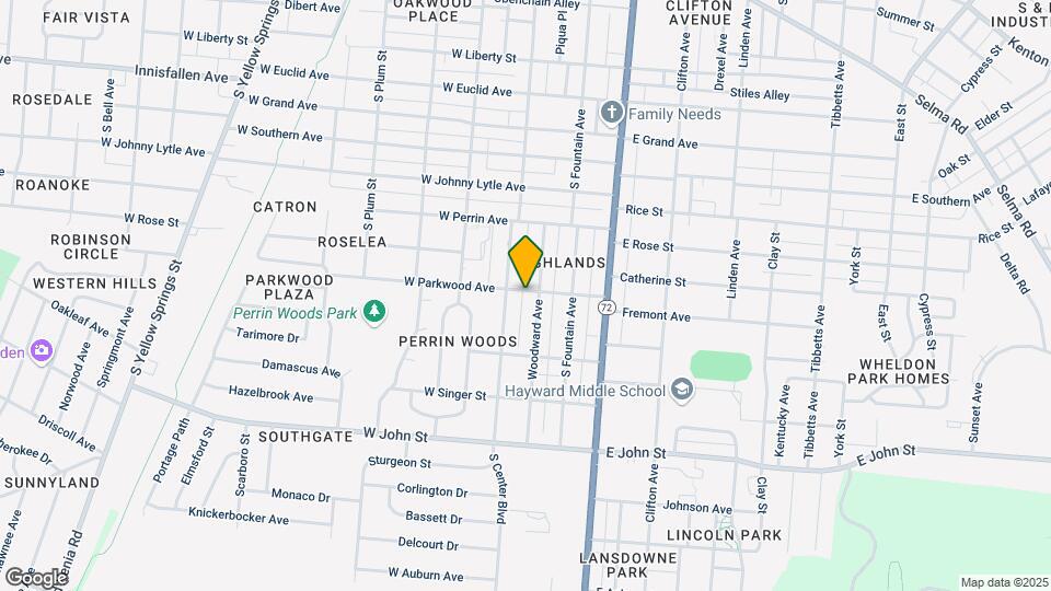 55-57-57 W Parkwood Ave Map and Location Details