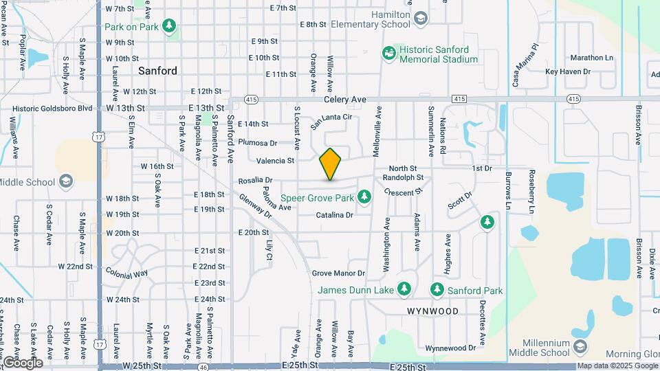 819 Rosalia Dr Mapa y Detalles de la Ubicación