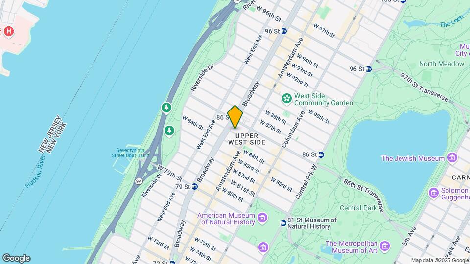 213 W 85th St Map and Location Details