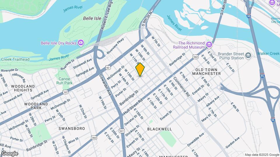 1214 Porter St Map and Location Details