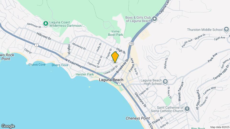 174 Cliff Dr Map and Location Details