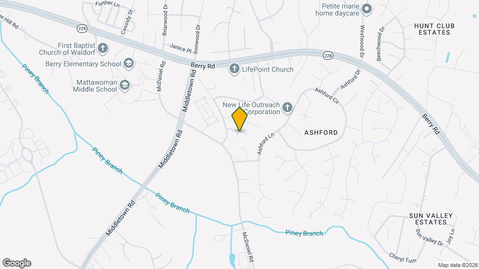 10317 Saltbush Court Map and Location Details