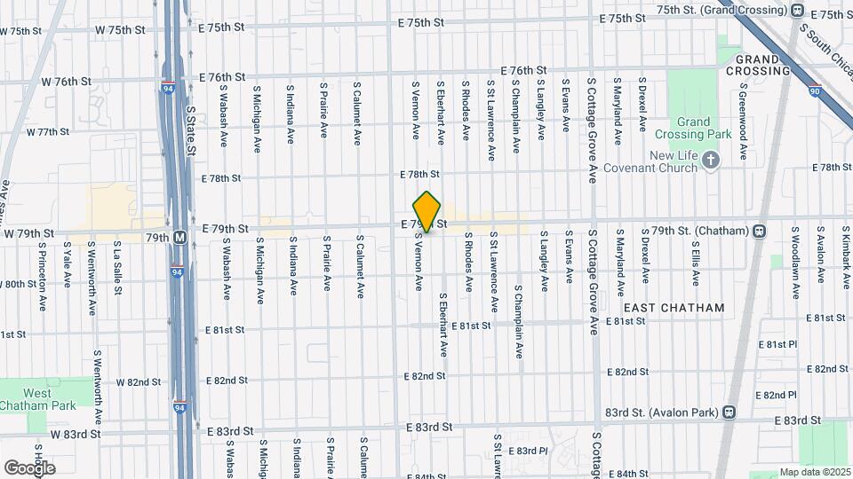 7915 S Vernon Ave Map and Location Details