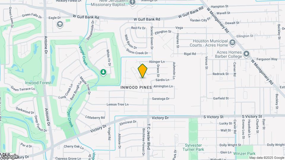 7628 Inwood Hls Ln Map and Location Details