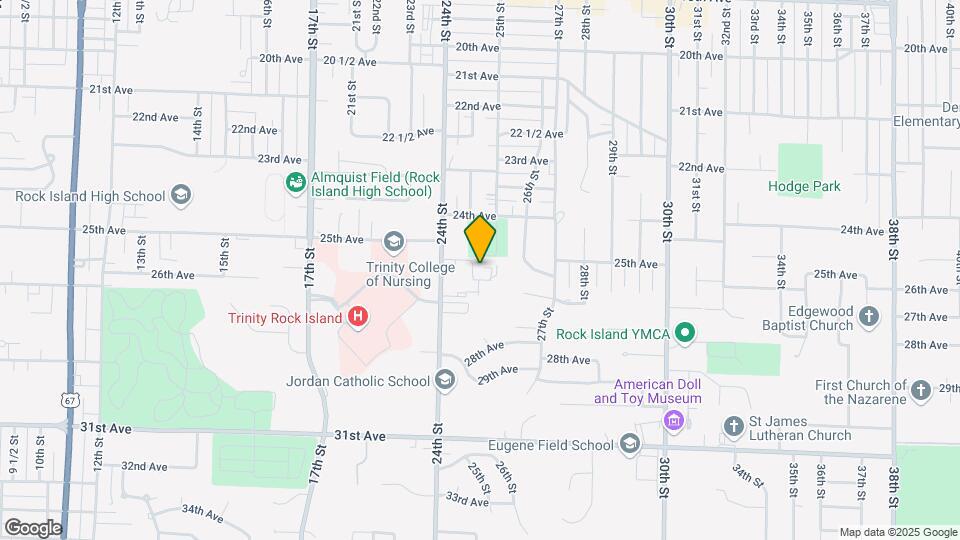 2501 26th Ave Ct Map and Location Details