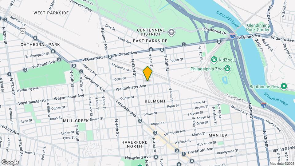 4125 Westminster Ave Map and Location Details