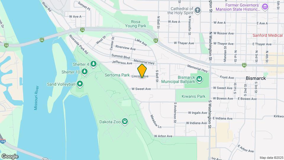 905 Lincoln Ave Map and Location Details