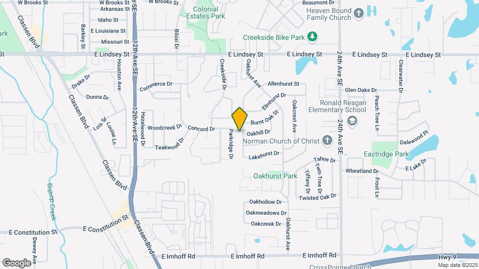 1524 Oakcliff Rd Mapa y Detalles de la Ubicación
