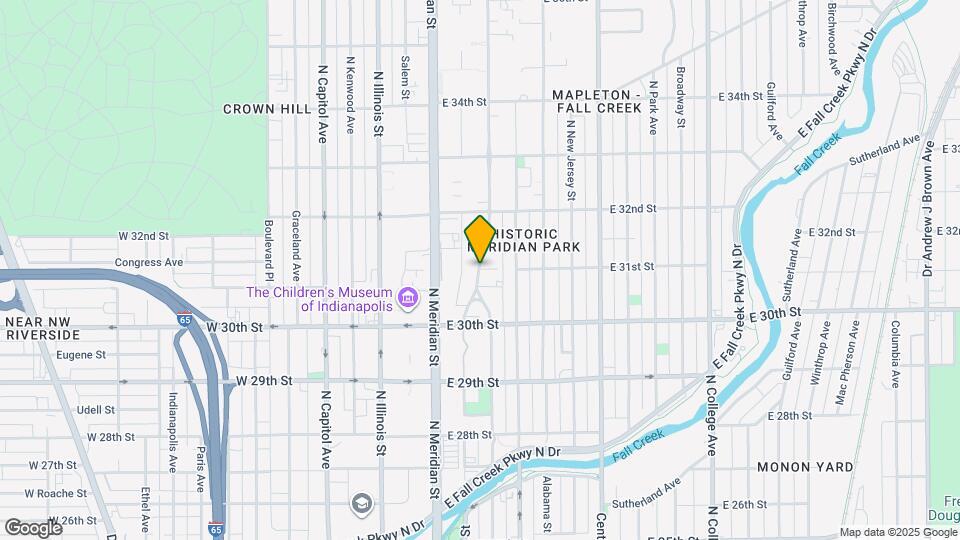 3078 N Pennsylvania St Map and Location Details