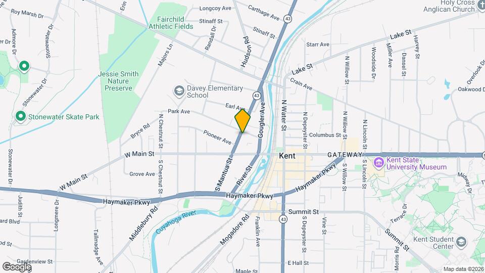 336 Park Ave Map and Location Details