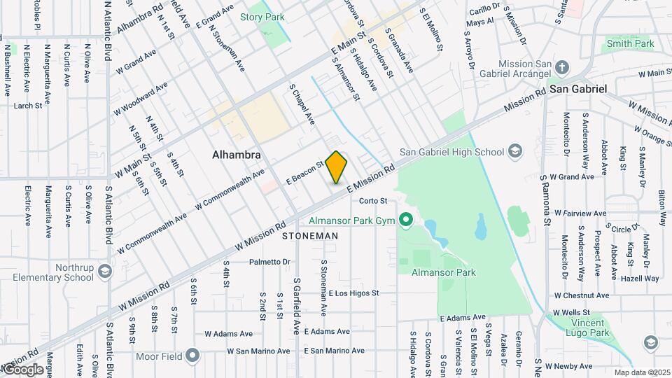 508 S Monterey St, Unit #B Mapa y Detalles de la Ubicación