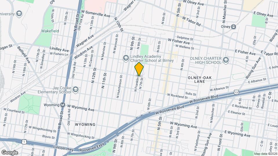 4957 N Franklin St Map and Location Details