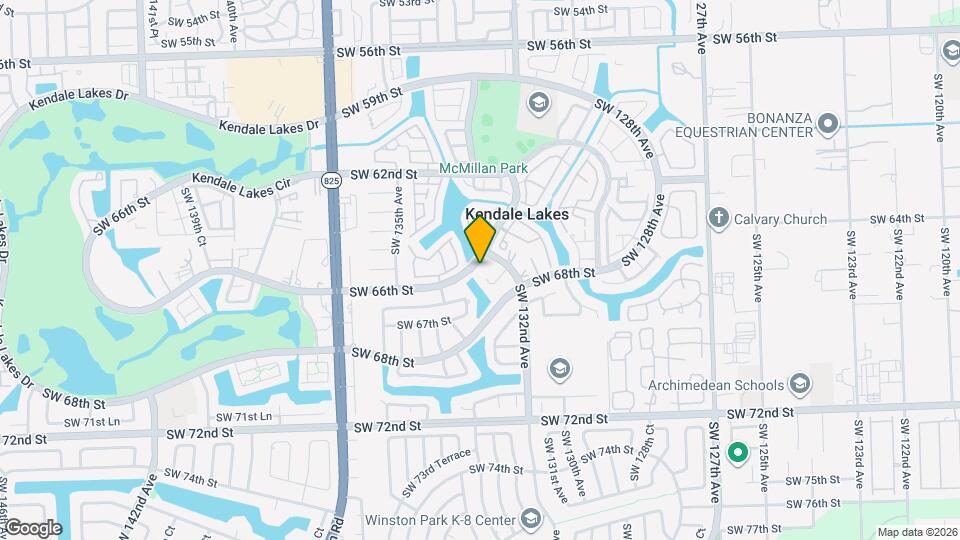 13220 SW 66th St Map and Location Details