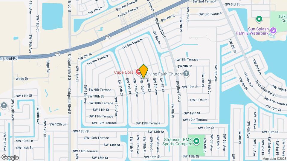 813 SW 10th Pl Map and Location Details