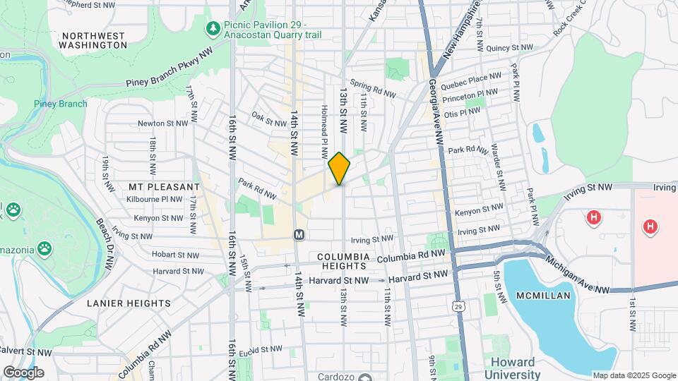 1300 Park Rd NW Map and Location Details