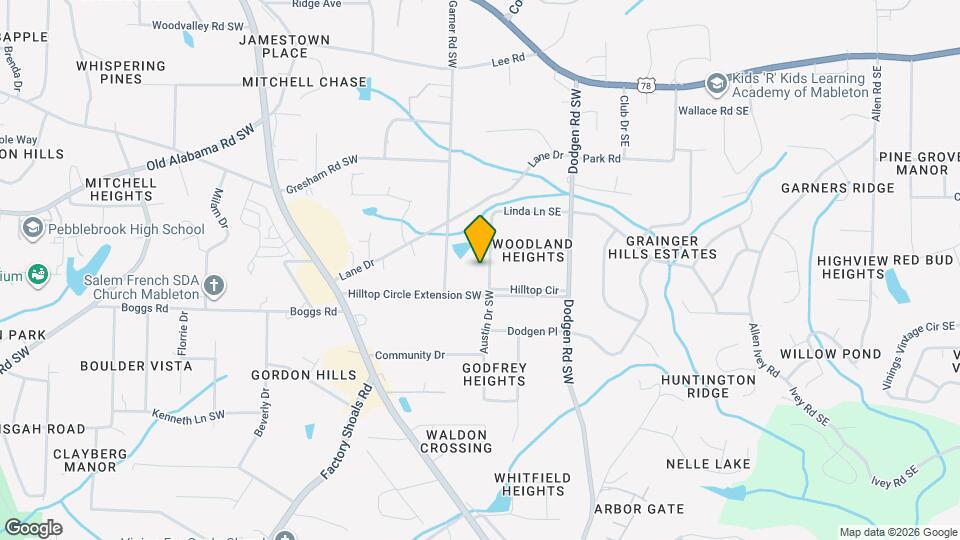 6080 Austin Dr SW Map and Location Details