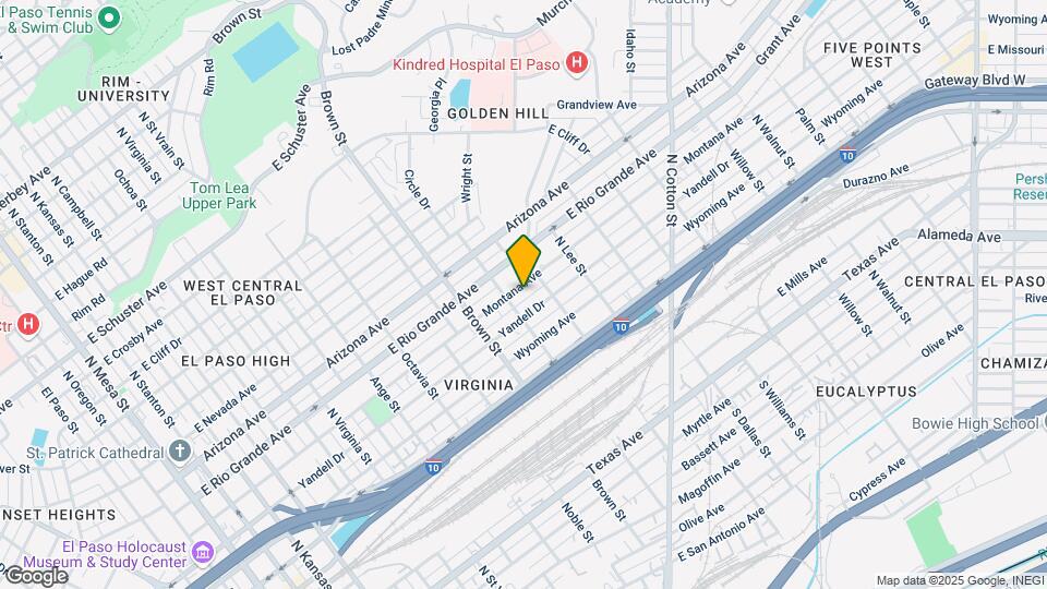 1414 Montana Ave Mapa y Detalles de la Ubicación