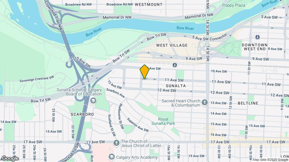 1833 11th Ave SW Map and Location Details