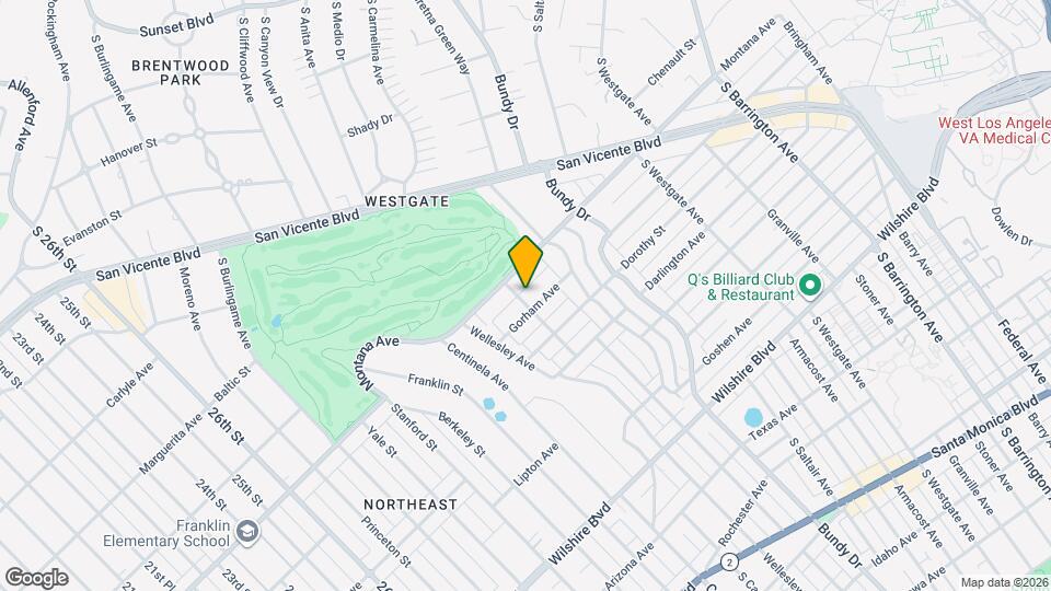 824 S Amherst Ave Map and Location Details