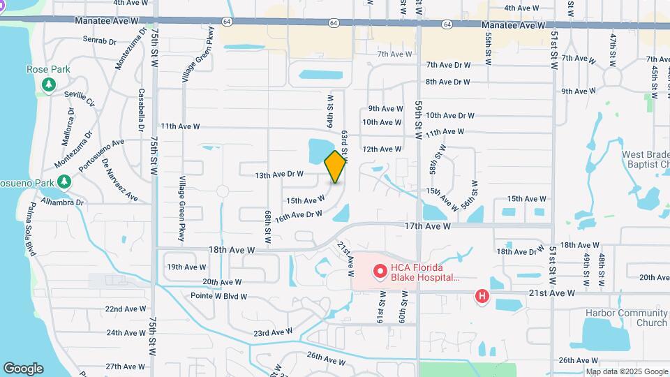 1321 64th St W Map and Location Details