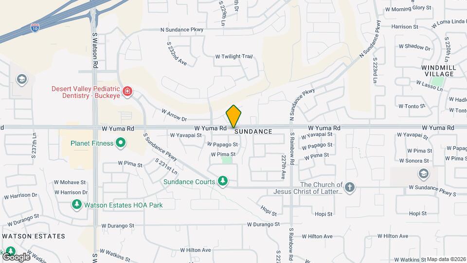 22938 W Yavapai St Map and Location Details