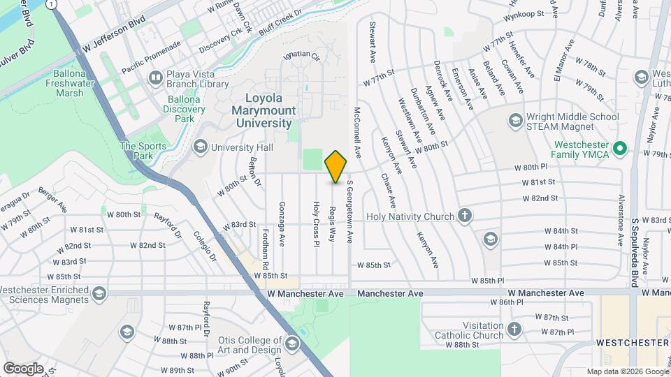 8022 Regis Way Map and Location Details