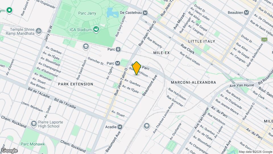 7033 Durocher Rue Map and Location Details