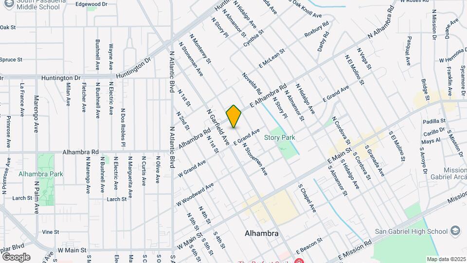 421 N Stoneman Ave Mapa y Detalles de la Ubicación
