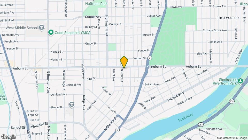 1427 N Court St Map and Location Details
