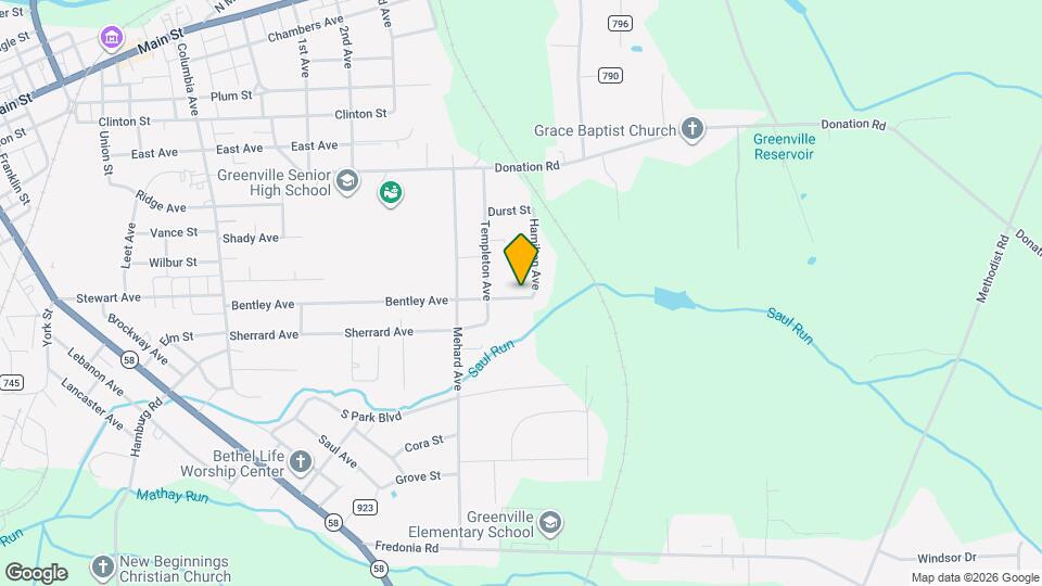 214 Bentley Ave Map and Location Details