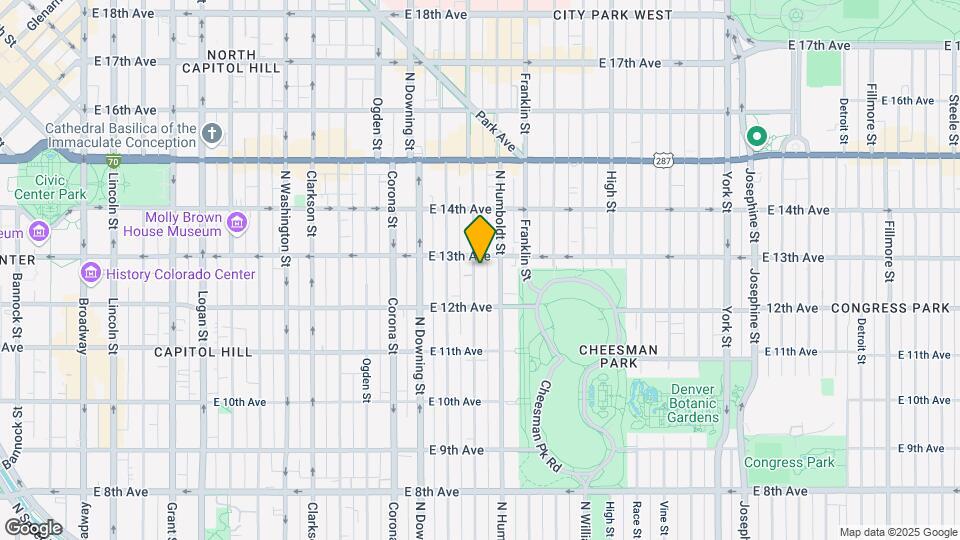 1266 Lafayette St Map and Location Details